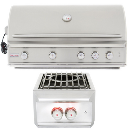 Blaze Professional 44 in. Propane Gas Grill & Burner Package, AP-BLZ-4PRO-LP-3