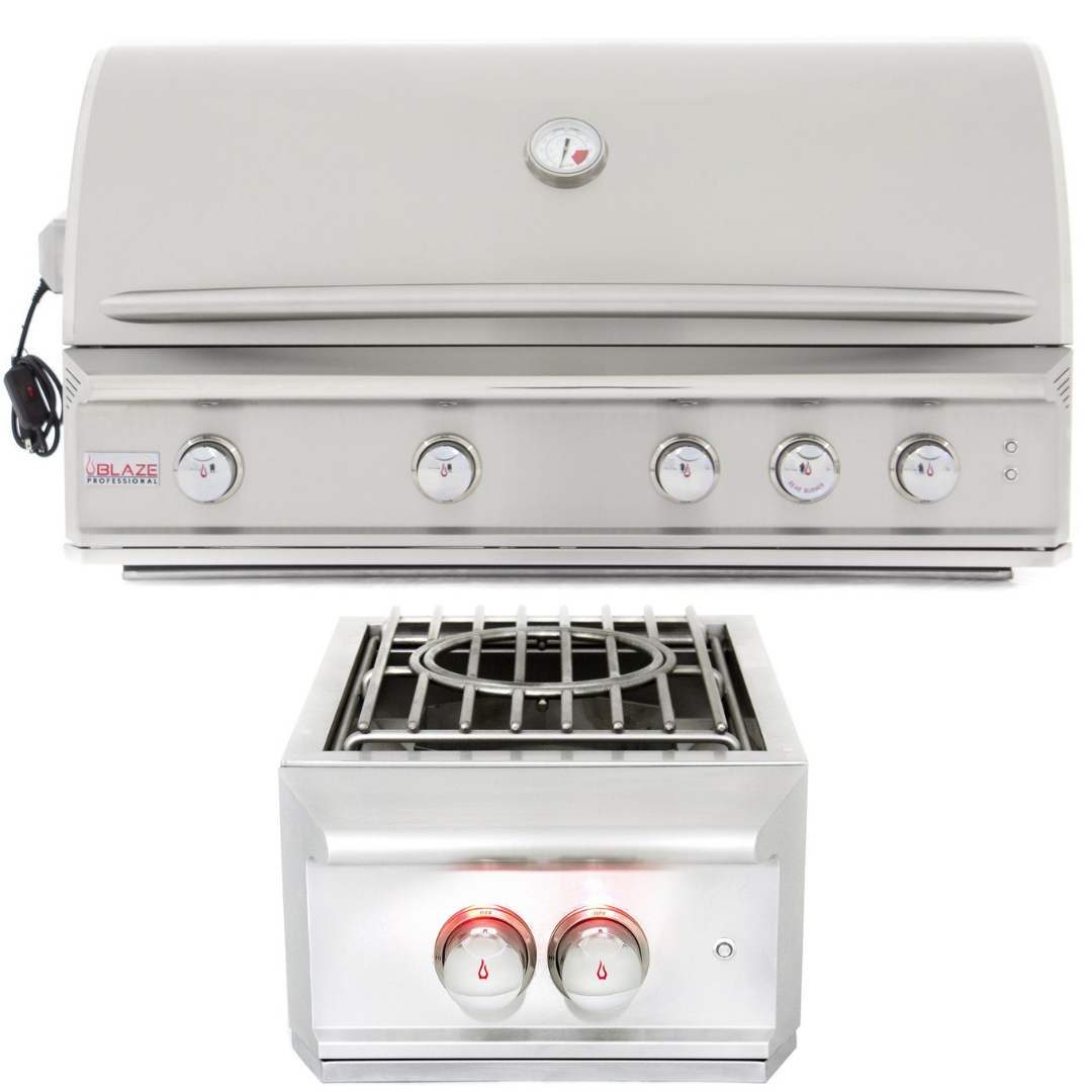 Blaze Professional 44 in. Natural Gas Grill & Burner Package, AP-BLZ-4PRO-NG-3