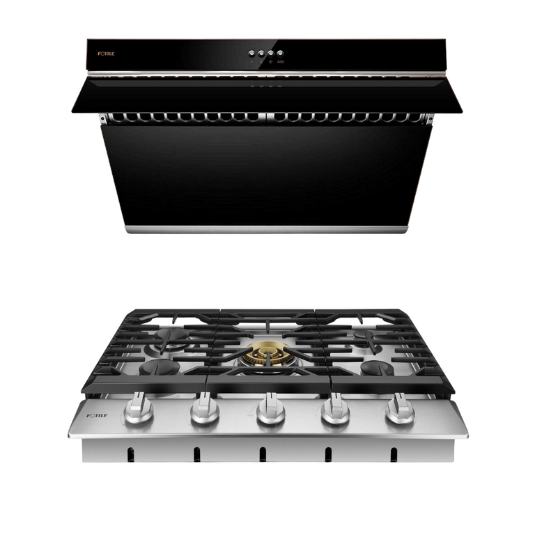 Fotile Package 30 Inch Cooktop and 30 Inch 850 CFM Range Hood in Black –  Premium Home Source