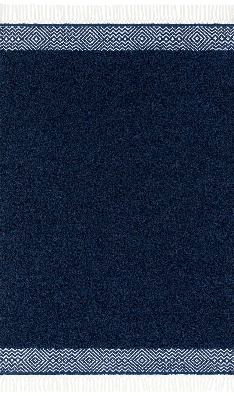 Loloi Rugs Aries Collection Rug in Denim - 9'3" x 13'
