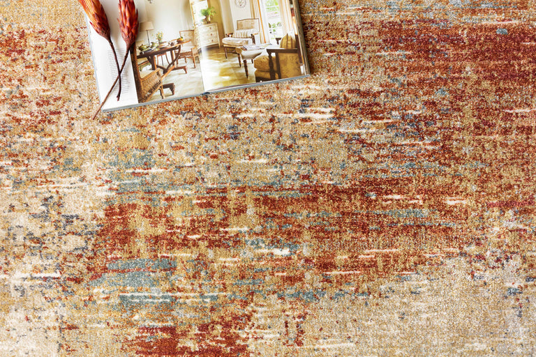 Loloi Rugs Augustus Collection Rug in Terracotta - 11'6" x 15'