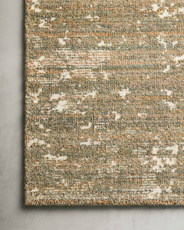 Loloi Rugs Augustus Collection Rug in Moss, Spice - 11'6" x 15'