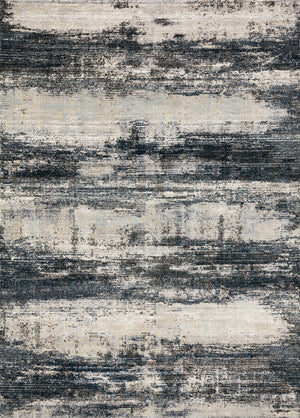 Loloi Rugs Augustus Collection Rug in Navy, Stone - 9'6" x 13'