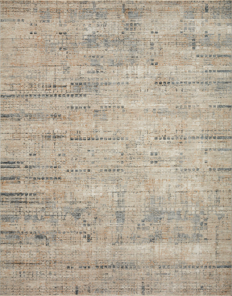 Loloi Rugs Axel Collection Rug in Stone, Sky - 6'7" x 9'10"