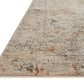 Loloi Rugs Axel Collection Rug in Silver, Spice - 6'7" x 9'10"