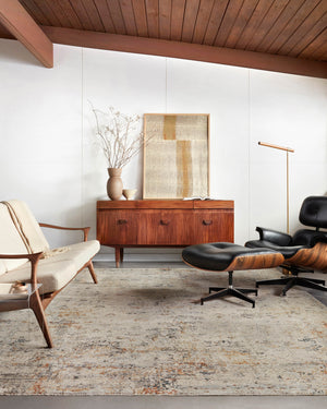 Loloi Rugs Axel Collection Rug in Silver, Spice - 9'3" x 12'10"