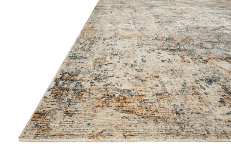 Loloi Rugs Axel Collection Rug in Ocean, Beige - 6'7" x 9'10"