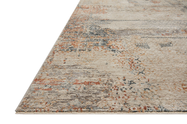 Loloi Rugs Axel Collection Rug in Sand, Multi - 6'7" x 9'10"