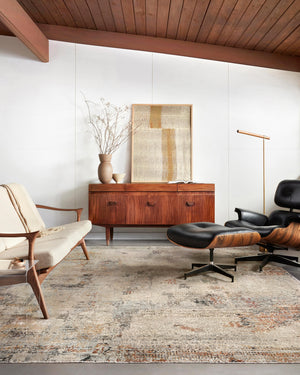 Loloi Rugs Axel Collection Rug in Sand, Multi - 6'7" x 9'10"