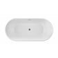 Vanity Art VA6901-L Acrylic 67 in. x 32 in. Freestanding Soaking Bathtub, VA6901-L