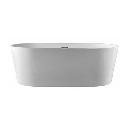 Vanity Art VA6901-L Acrylic 67 in. x 32 in. Freestanding Soaking Bathtub, VA6901-L