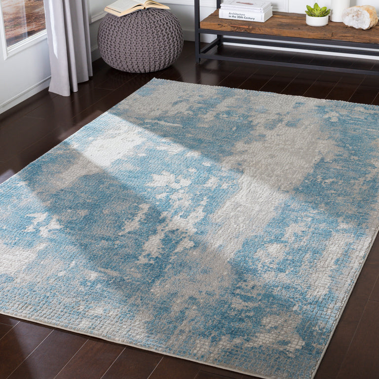 Surya Aisha Modern Rug - 2 x 3 feet, Sky Blue, AIS2301-23