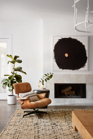 Loloi Rugs Beacon Collection Rug in Charcoal - 7'9" x 9'9"