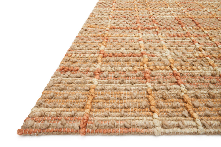 Loloi Rugs Beacon Collection Rug in Tangerine - 9'3" x 13'