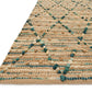 Loloi Rugs Beacon Collection Rug in Aqua - 9'3" x 13'
