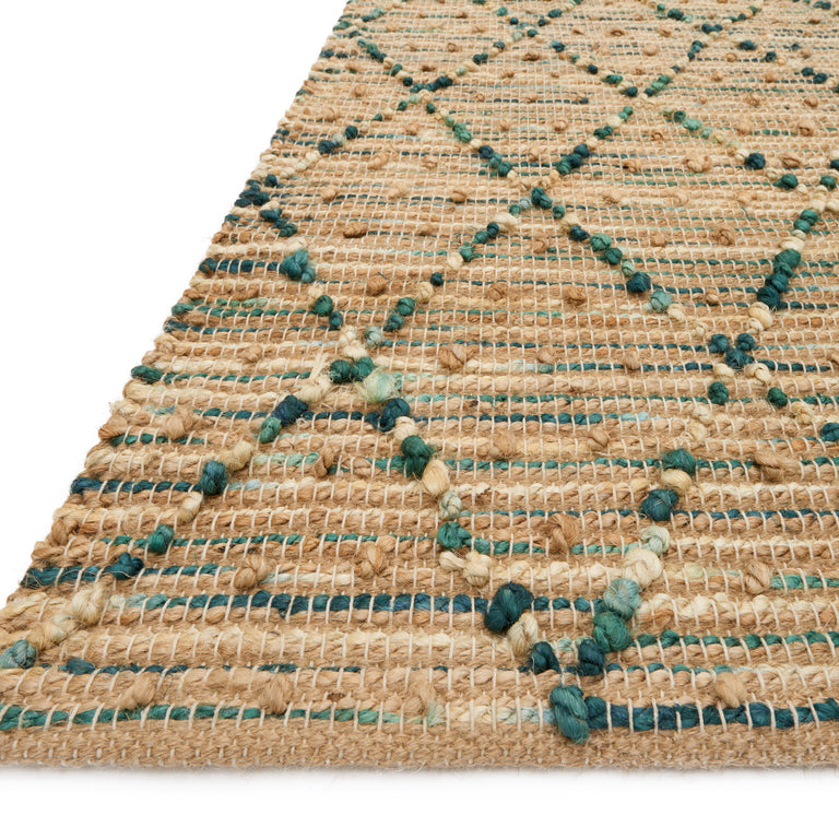 Loloi Rugs Beacon Collection Rug in Aqua - 7'9" x 9'9"