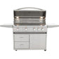 Blaze Professional 44 in., 4 Burner Built-In Natural Gas Grill with Grill Cart, AP-BLZ-4PRO-NG