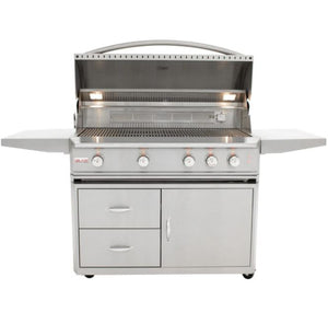 Blaze Professional 44 in., 4 Burner Built-In Natural Gas Grill with Grill Cart, AP-BLZ-4PRO-NG