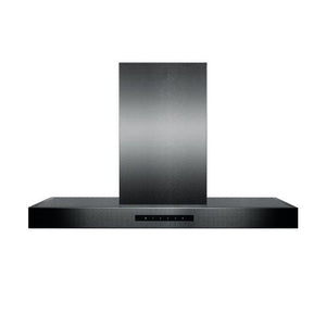 ZLINE 36 In. Convertible Island Mount Range Hood in Black Stainless Steel, BSKE2iN-36