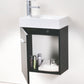 Bliss 18 in. Wall Mount Modern Bathroom Vanity - Black