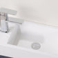 Bliss 18 in. Wall Mount Modern Bathroom Vanity - High Gloss Gray Oak