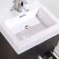 Bliss 24 in. Wall Mount Modern Bathroom Vanity - Gray Oak
