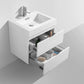 Bliss 24 in. Wall Mount Modern Bathroom Vanity - High Gloss White