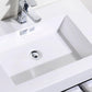 Bliss 30 in. Wall Mount Modern Bathroom Vanity - Black