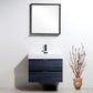 Bliss 30 in. Wall Mount Modern Bathroom Vanity - Gray Oak