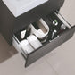 Bliss 30 in. Wall Mount Modern Bathroom Vanity - Gray Oak