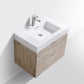 Bliss 30 in. Wall Mount Modern Bathroom Vanity - Nature Wood