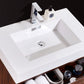 Bliss 30 in. Wall Mount Modern Bathroom Vanity - Walnut