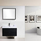 Bliss 36 in. Wall Mount Modern Bathroom Vanity - Black