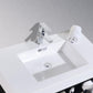 Bliss 36 in. Wall Mount Modern Bathroom Vanity - Black