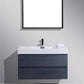 Bliss 40 in. Wall Mount Modern Bathroom Vanity - Gray Oak