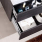 Bliss 40 in. Wall Mount Modern Bathroom Vanity - Gray Oak