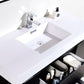 Bliss 48 in. Wall Mount Modern Bathroom Vanity - Black
