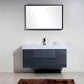 Bliss 48 in. Wall Mount Modern Bathroom Vanity - Gray Oak