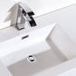 KubeBath Bliss 60 in. Single Sink Wall Mount Modern Bathroom Vanity - High Gloss White, BSL60S-GW