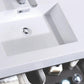 Bliss 72 in. Double Sink Wall Mount Modern Bathroom Vanity - Gray Oak