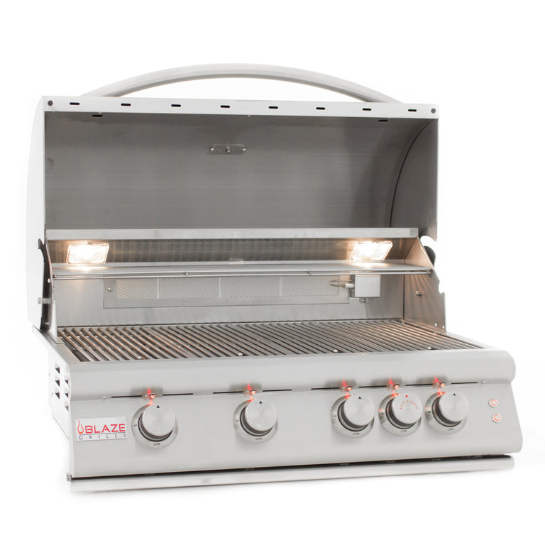 Blaze Premium LTE 32 in. Natural Gas Grill 3 Piece Package, AP-BLZ-4LTE2-NG-2