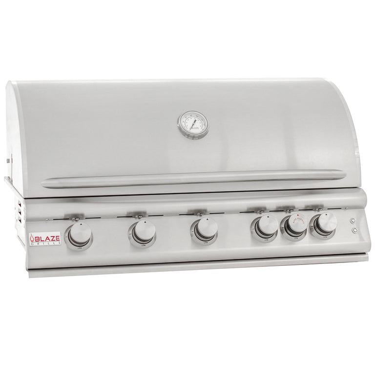 Blaze Professional 40 in., 5 Burner LTE Propane Gas Grill with Grill Cart, AP-BLZ-5LTE2-LP
