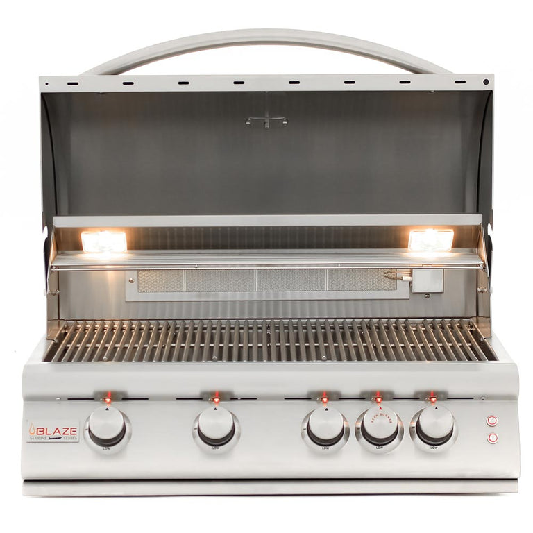 Blaze 32 in. Premium LTE 4 Burner Built-In Natural Gas Grill, BLZ-4LTE2MG-NG