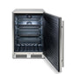Blaze 24 Inch 5.5 Cu. Ft. Outdoor Rated Compact Refrigerator, BLZ-SSRF-5.5