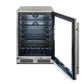 Blaze 24 Inch Outdoor Glass Door Beverage Cooler, BLZ-GDBEV-5.5