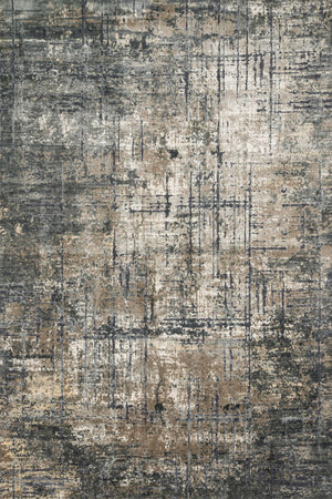 Loloi Rugs Cascade Collection Rug in Marine, Grey - 9'6" x 13'
