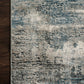 Loloi Rugs Cascade Collection Rug in Ocean, Grey - 12'0" x 15'0"