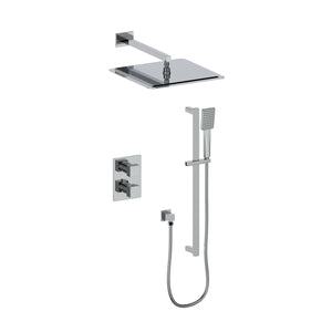 ZLINE Crystal Bay Thermostatic Shower System in Chrome, CBY-SHS-T2-CH
