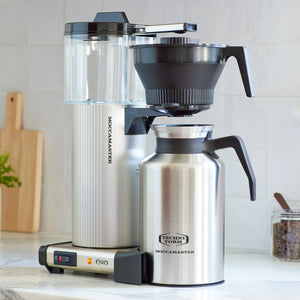 Moccamaster CDT Grand in Brushed Silver
