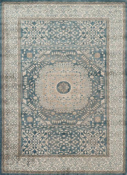 Loloi Rugs Century Collection Rug in Blue, Sand - 12'0" x 15'0"